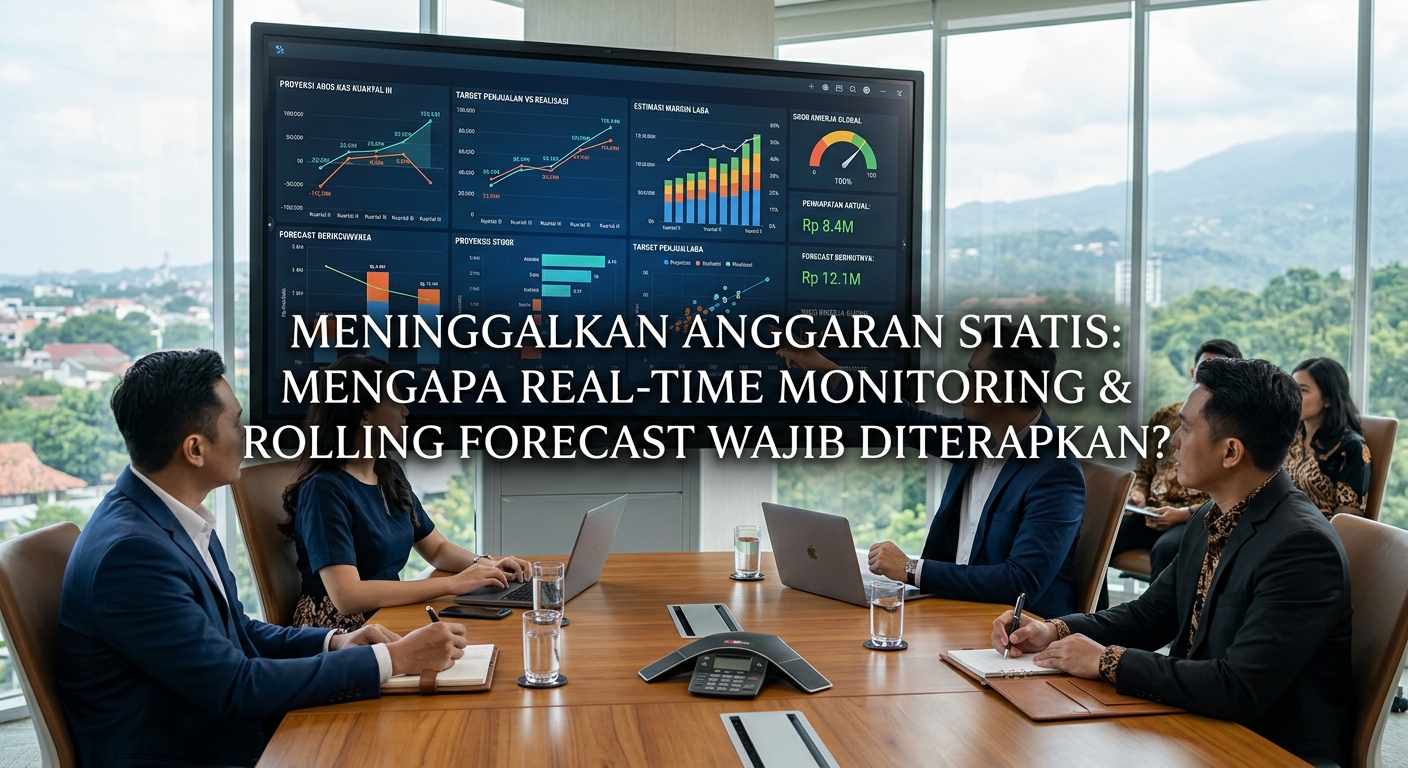 Meninggalkan Anggaran Statis: Mengapa Real-Time Monitoring & Rolling Forecast Wajib Diterapkan?