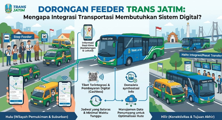 Dorongan Feeder Trans Jatim: Mengapa Integrasi Transportasi Membutuhkan Sistem Digital?