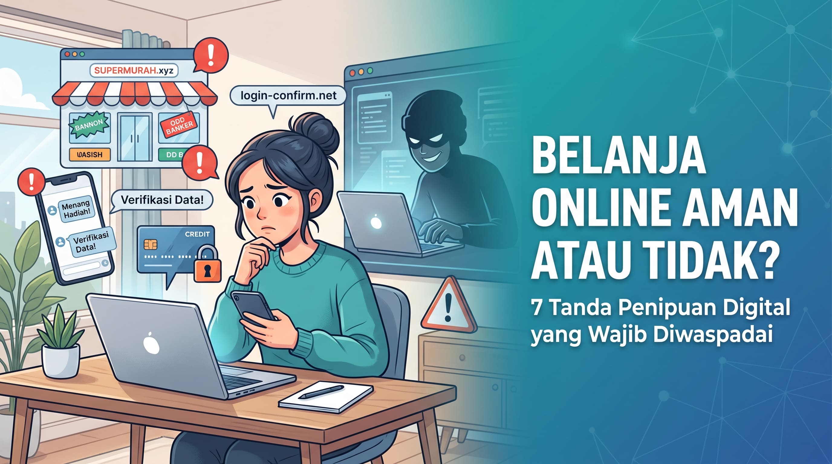 Belanja Online Aman atau Tidak? 7 Tanda Penipuan Digital yang Wajib Diwaspadai